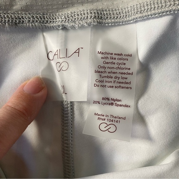 CALIA Carrie Underwood White and Blue Leggings Dreamy Watercolor Design NWT XL - Picture 4 of 6